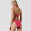GERIFFELTES BANDEAU-BIKINI-OBERTEIL GERIFFELTES BANDEAU-BIKINI-OBERTEIL
