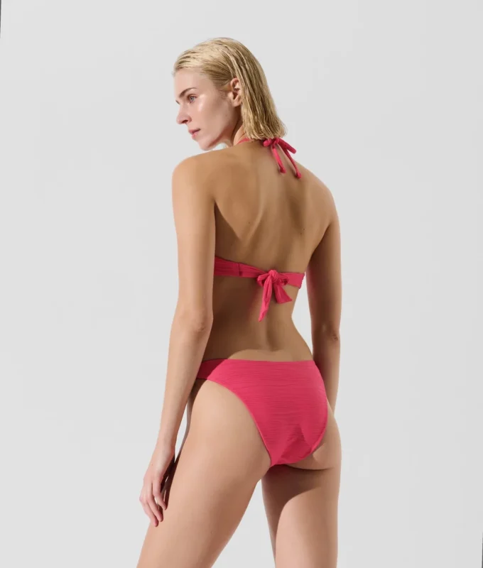 GERIFFELTES BANDEAU-BIKINI-OBERTEIL GERIFFELTES BANDEAU-BIKINI-OBERTEIL