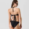 GERIFFELTES BANDEAU-BIKINI-OBERTEIL GERIFFELTES BANDEAU-BIKINI-OBERTEIL