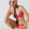 GERIFFELTES BANDEAU-BIKINI-OBERTEIL GERIFFELTES BANDEAU-BIKINI-OBERTEIL