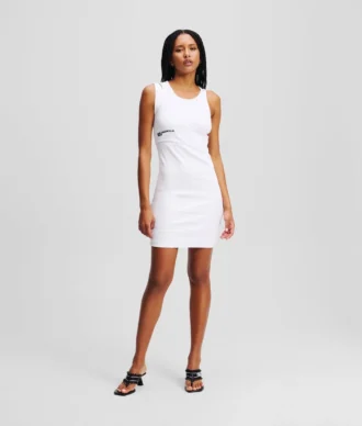 GERIFFELTES TANKTOP-KLEID