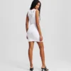 GERIFFELTES TANKTOP-KLEID GERIFFELTES TANKTOP-KLEID