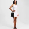 GERIFFELTES TANKTOP-KLEID GERIFFELTES TANKTOP-KLEID