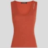 GERIFFELTES TANKTOP MIT V-AUSSCHNITT GERIFFELTES TANKTOP MIT V-AUSSCHNITT
