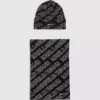 Geschenkset mit Logo-Schal und Mütze Geschenkset mit Logo-Schal und Mütze