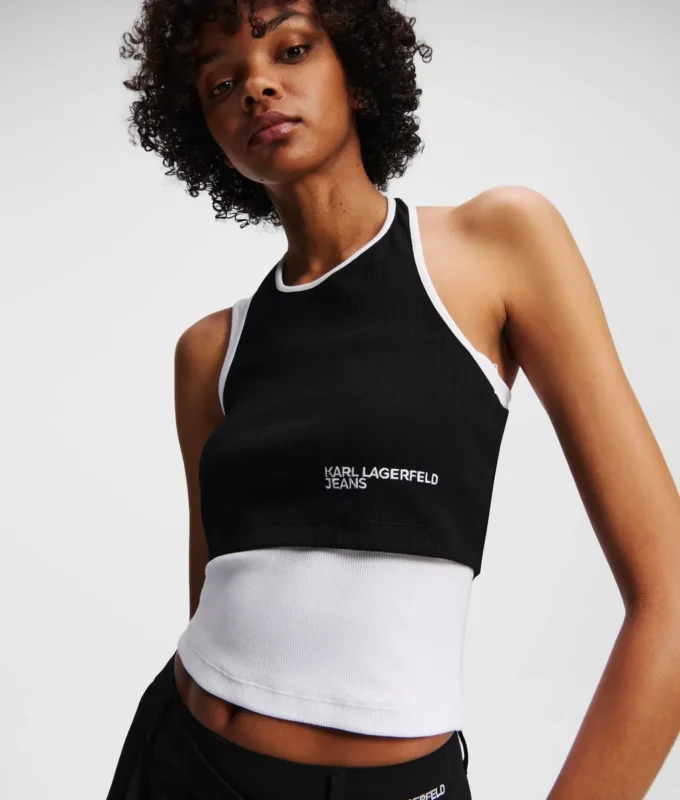 GESTAPELTES RIPPEN-TANKTOP GESTAPELTES RIPPEN-TANKTOP