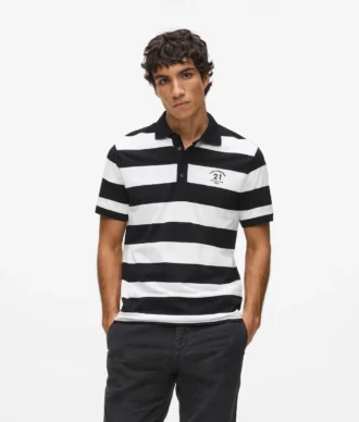 Gestreiftes Poloshirt