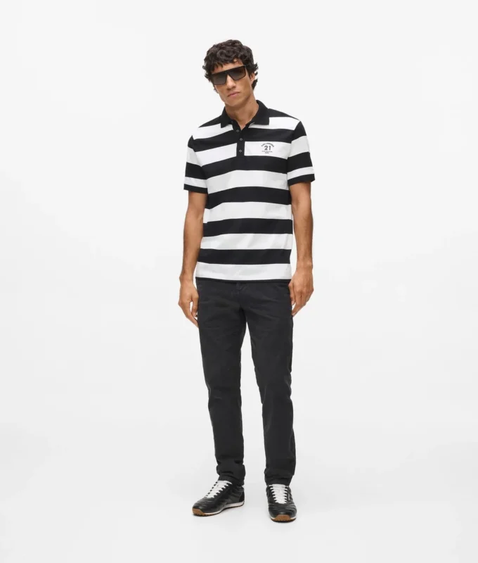Gestreiftes Poloshirt Gestreiftes Poloshirt