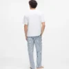 Gestreiftes Pyjama-Set