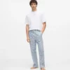 Gestreiftes Pyjama-Set
