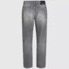 Gewaschene Straight-Jeans Gewaschene Straight-Jeans