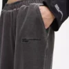Gewaschene Sweathose mit weitem Bein Gewaschene Sweathose mit weitem Bein