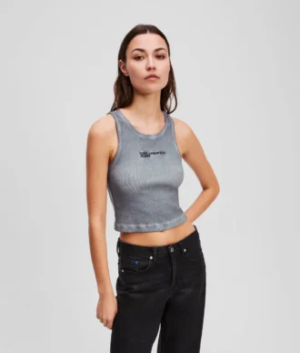 GEWASCHENES RIPPEN-TANKTOP