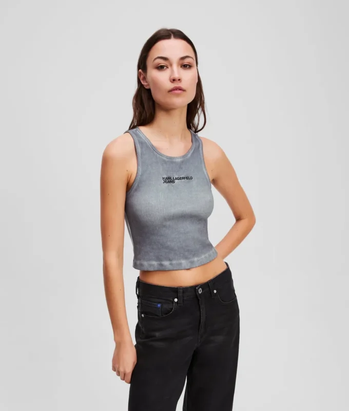 GEWASCHENES RIPPEN-TANKTOP