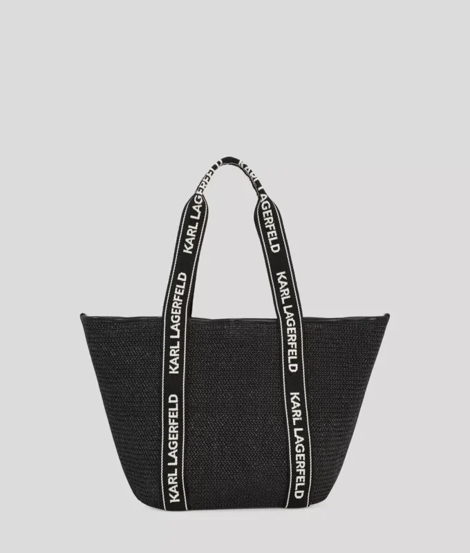 Gewebte Strandtasche mit Logo Gewebte Strandtasche mit Logo