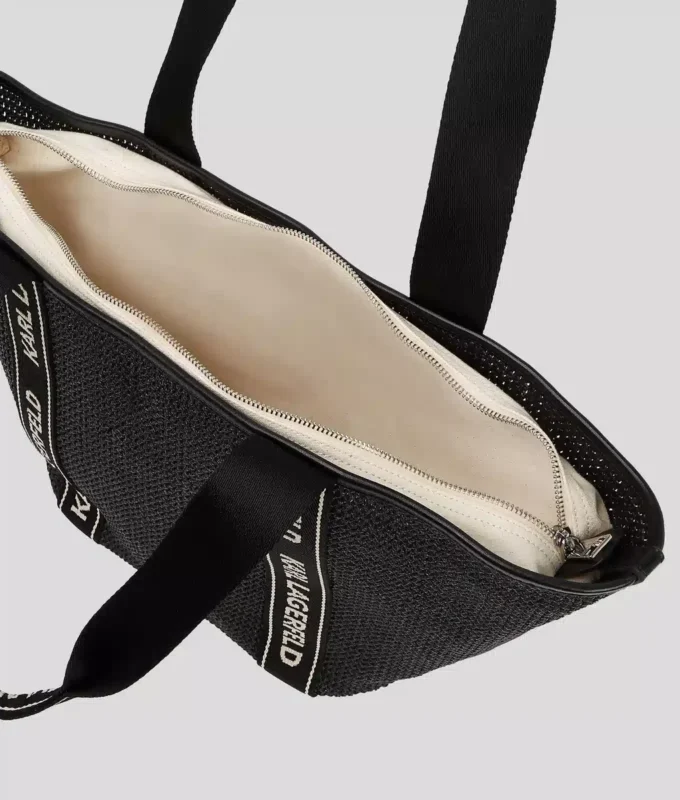 Gewebte Strandtasche mit Logo Gewebte Strandtasche mit Logo