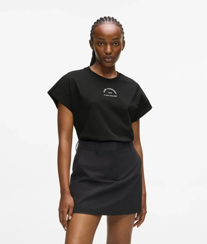 Glitzer-T-Shirt Rue St-Guillaume