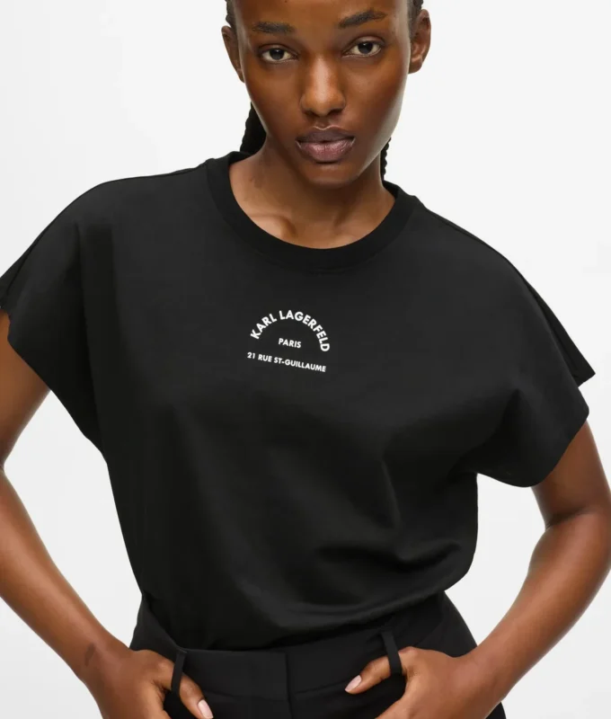 Glitzer-T-Shirt Rue St-Guillaume