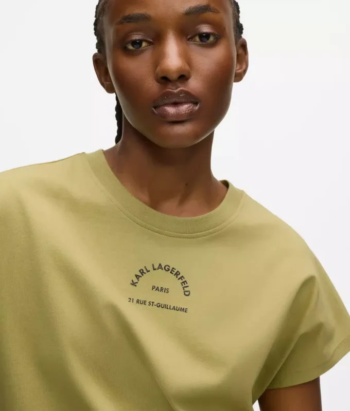 Glitzer-T-Shirt Rue St-Guillaume