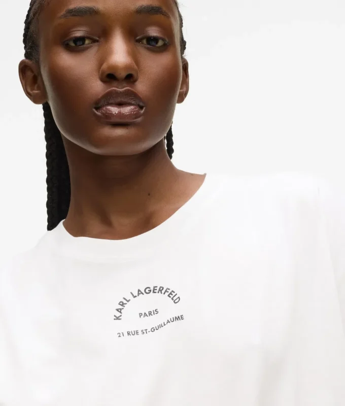 Glitzer-T-Shirt Rue St-Guillaume