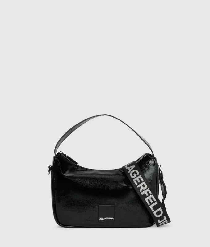 Glänzende Mini-Hobo-Tasche Glänzende Mini-Hobo-Tasche