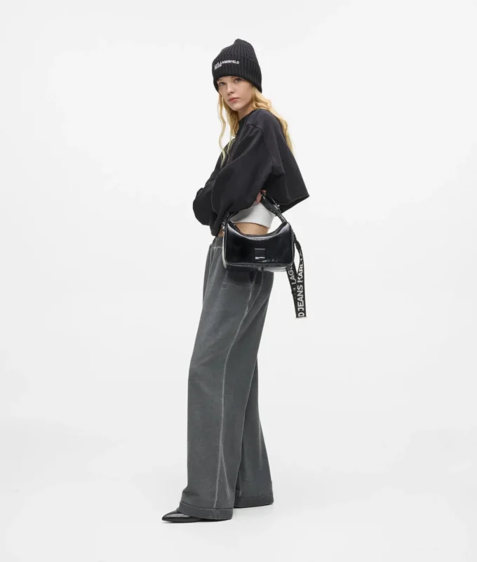 Glänzende Mini-Hobo-Tasche Glänzende Mini-Hobo-Tasche