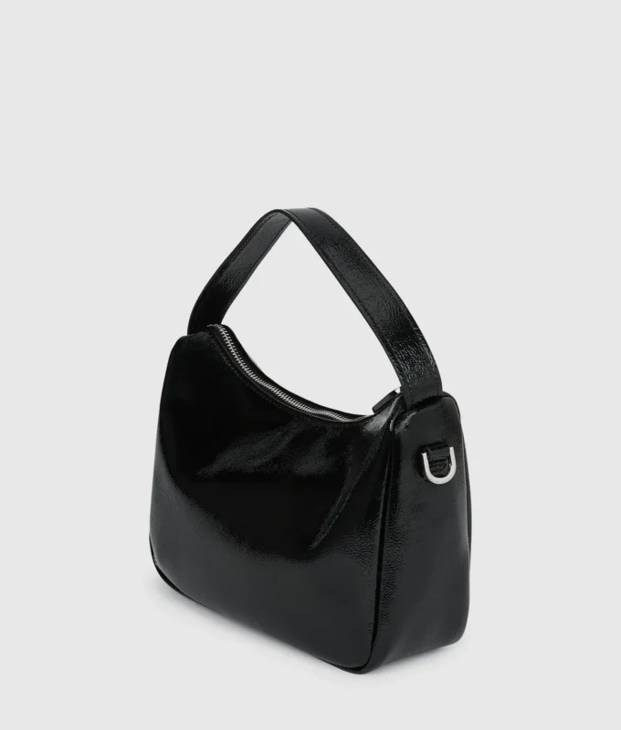 Glänzende Mini-Hobo-Tasche Glänzende Mini-Hobo-Tasche