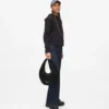 Glänzende Nylon-Hobo-Tasche Glänzende Nylon-Hobo-Tasche