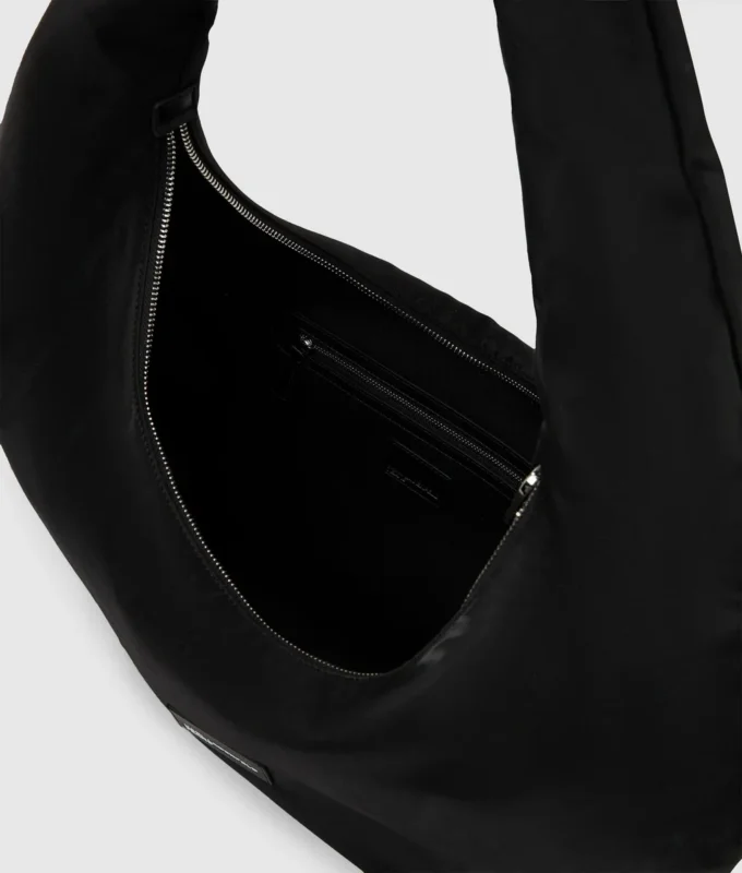 Glänzende Nylon-Hobo-Tasche Glänzende Nylon-Hobo-Tasche