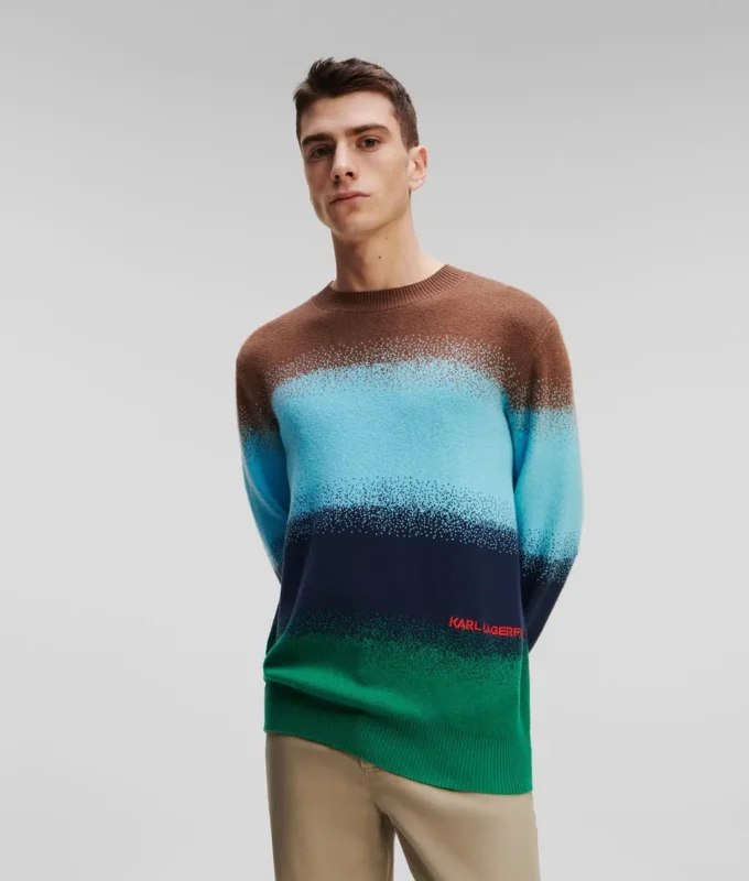GRADIENT STRIPE SWEATER GRADIENT STRIPE SWEATER