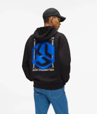 Graffiti-Monogramm-Hoodie