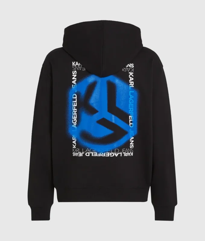 Graffiti-Monogramm-Hoodie