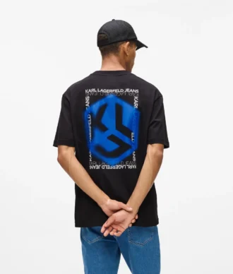 Graffiti-Monogramm-T-Shirt