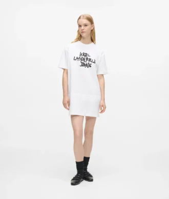 Graffiti-T-Shirt-Kleid