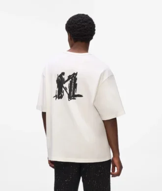 Grafisches Monogramm-T-Shirt