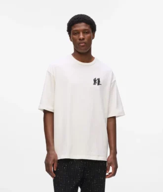 Grafisches Monogramm-T-Shirt
