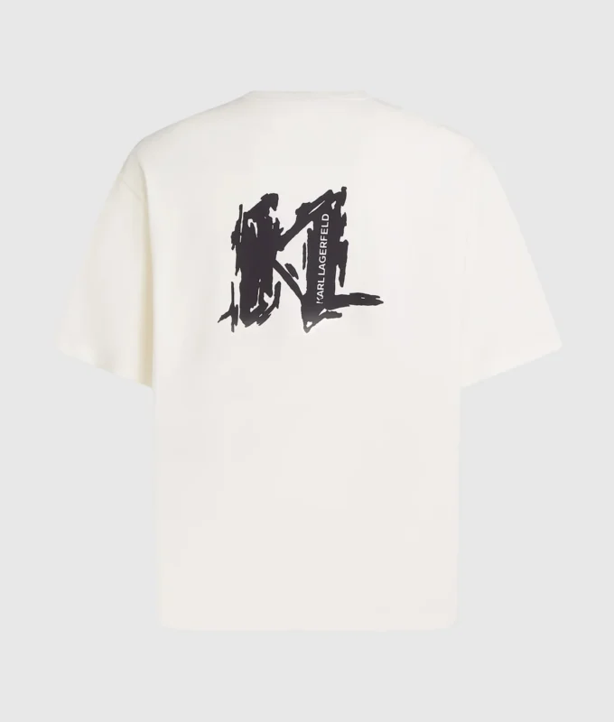 Grafisches Monogramm-T-Shirt Grafisches Monogramm-T-Shirt