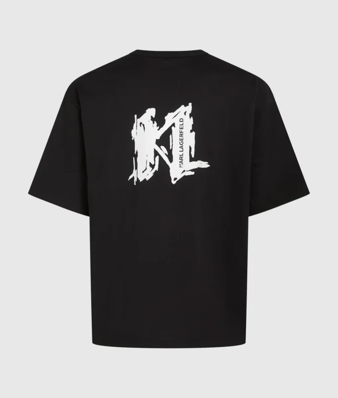 Grafisches Monogramm-T-Shirt Grafisches Monogramm-T-Shirt