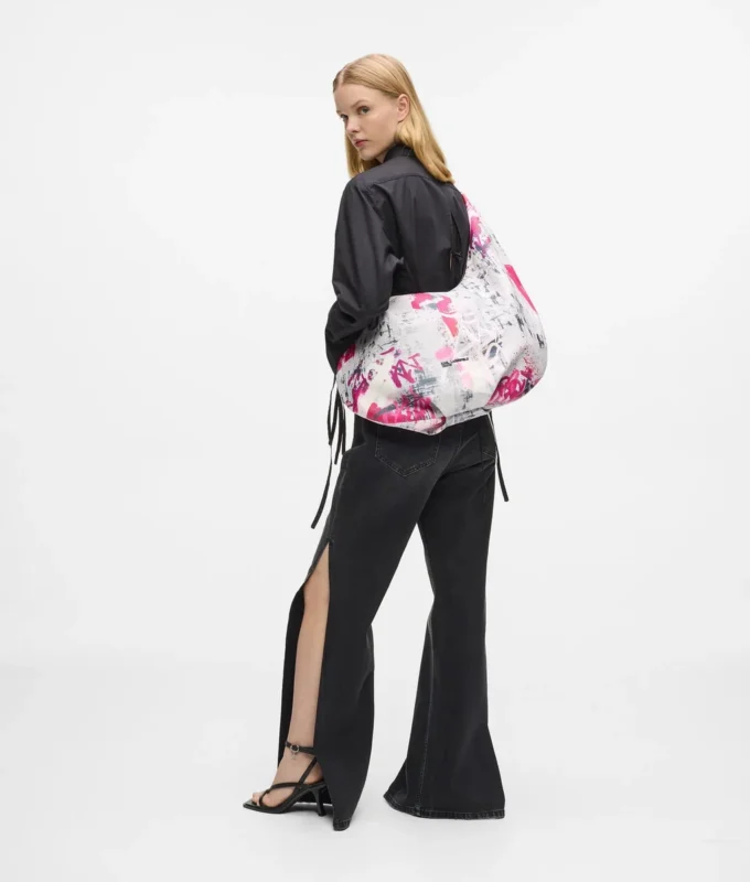 Große Hobo-Tasche mit Maler-Print Große Hobo-Tasche mit Maler-Print