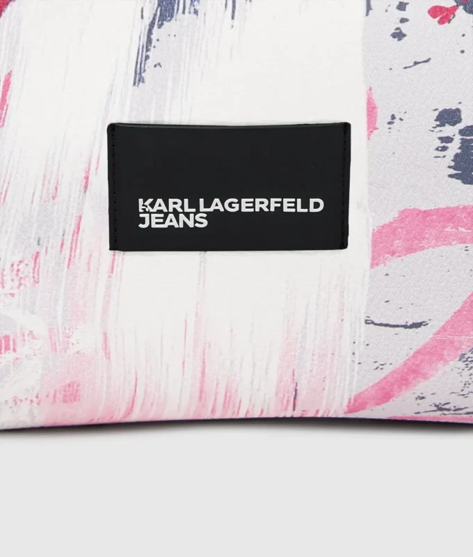 Große Hobo-Tasche mit Maler-Print Große Hobo-Tasche mit Maler-Print