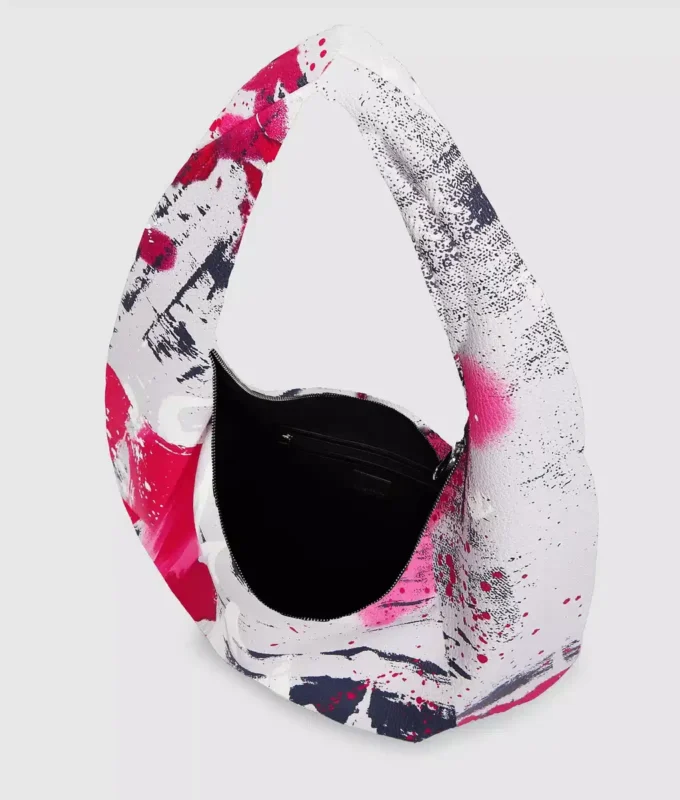 Große Hobo-Tasche mit Maler-Print Große Hobo-Tasche mit Maler-Print