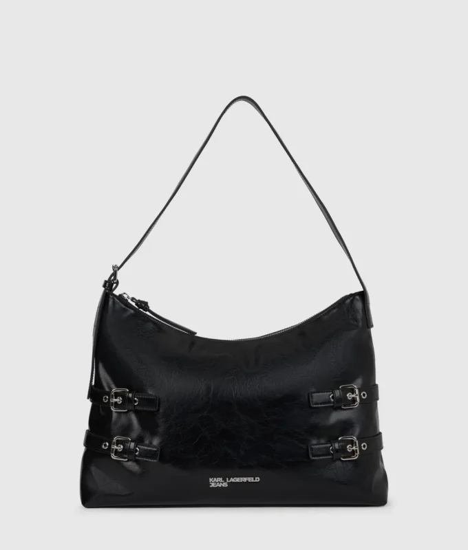 Große Schultertasche mit Schnalle Große Schultertasche mit Schnalle