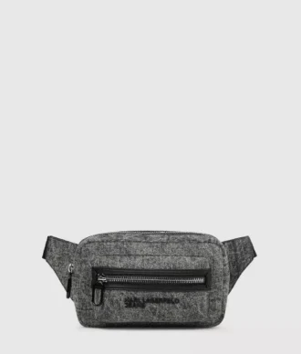 Gürteltasche aus gewaschenem Denim