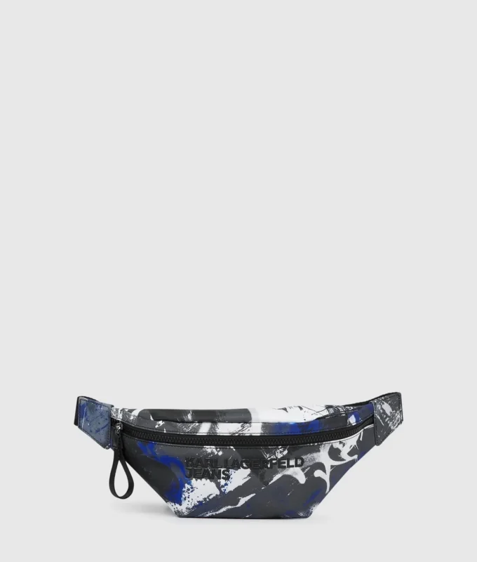Gürteltasche mit Graffiti-Print
