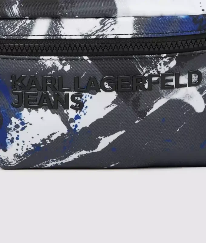 Gürteltasche mit Graffiti-Print