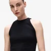 Halterneck-Top mit Strasssteinen