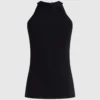 Halterneck-Top mit Strasssteinen