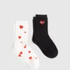 Herzenssocken – 2er-Pack Herzenssocken – 2er-Pack