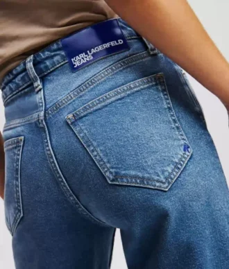 HOCHGESchnittene Straight-Jeans