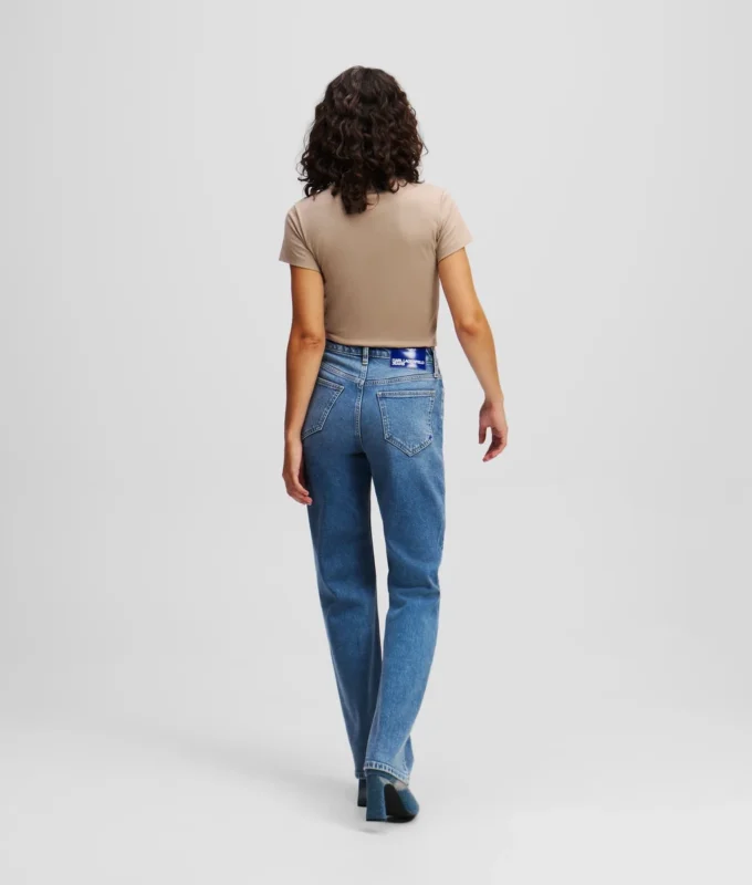 HOCHGESchnittene Straight-Jeans HOCHGESchnittene Straight-Jeans